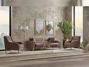 Onix Convertible Loveseat in Brown - 200-SER-ONI-AMKA901-2