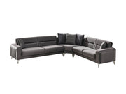Onix Sectional Sofa in Anthracite - 200-SER-ONI-ANKA152-S