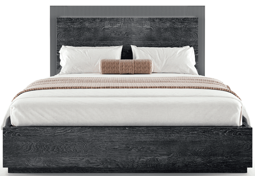 Onyx Queen Size Bed w/Wooden headboard - i39437