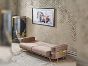 Opera Convertible Loveseat in Beige - 200-SER-OPE-TURKO442-2