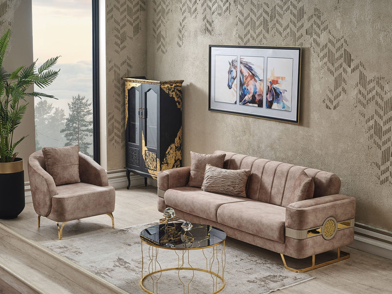 Opera Convertible Sofa in Beige - 200-SER-OPE-TURKO442-3