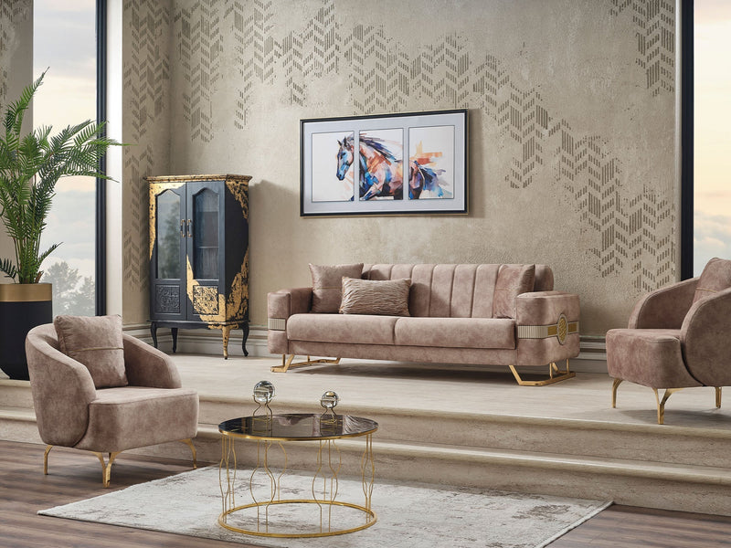 Opera Convertible Sofa in Beige - 200-SER-OPE-TURKO442-3