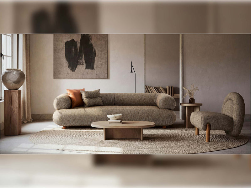 Oreo 4-pieces (2 Sofa & 2 Chair) Livingroom in Brown - 200-ELI-ORE-MB-308-3311
