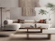 Oreo Sectional Sofa in Beige - 200-ELI-ORE-MB-209-S