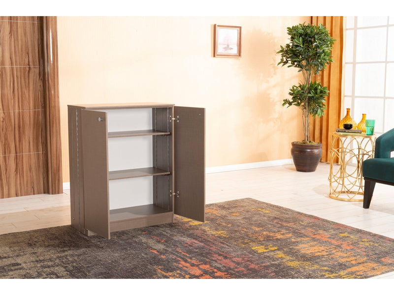 Origami Shoe Cabinet in Walnut - 745-ORI-WAL