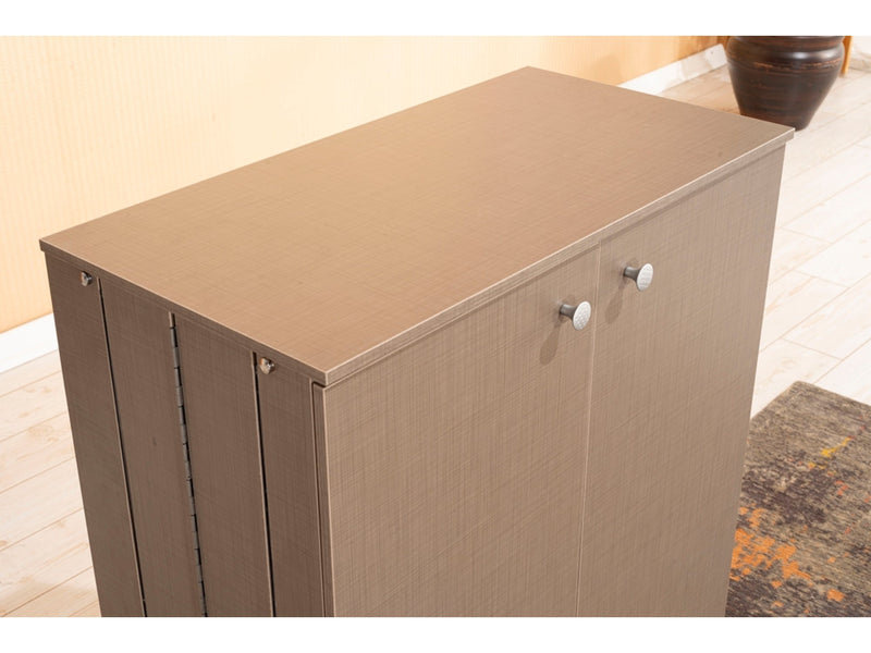Origami Shoe Cabinet in Walnut - 745-ORI-WAL