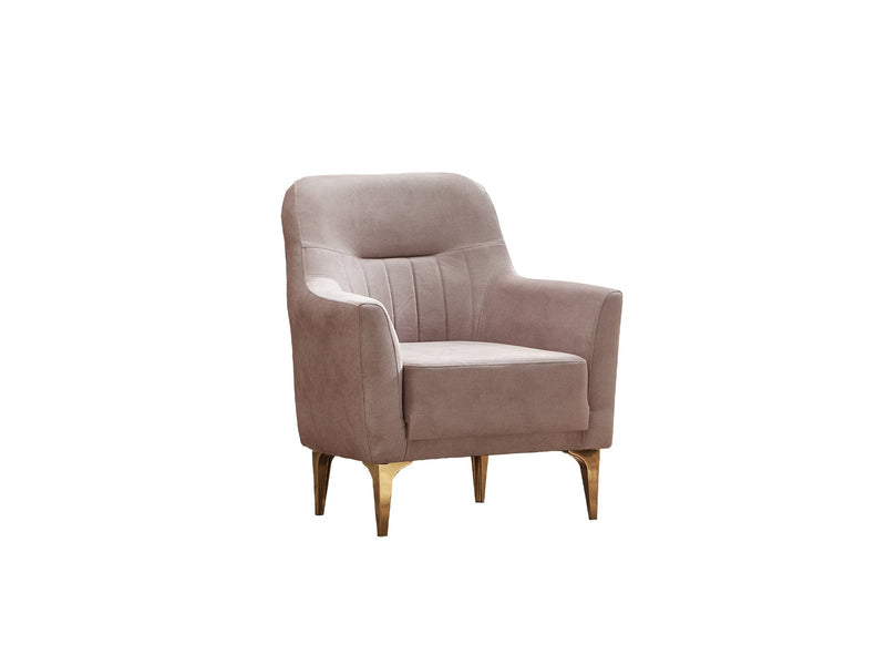 Orion 4-pieces (Sofa & Loveseat & 2 Chair) Livingroom Set Cream in Cream - 101-ORI-TUR276-3211