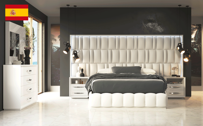 Orion Bed With Emporio Nightstands Set - DMV Furniture