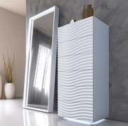 Orion Bed With Wave White Cases Set - DMV Furniture