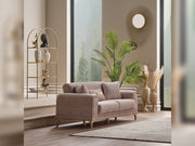 Orion Convertible Loveseat Cream in Cream - 101-ORI-TUR276-2
