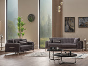 Orion Convertible Loveseat Grey in Grey - 101-ORI-TUR376-2