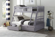 Orion Gray Twin/Full Bunk Bed | B2063 - DMV FurnitureBunk Bed