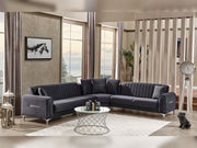 Orion Sectional Sofa in Anthracite - 200-SER-ORI-ANKA154-S