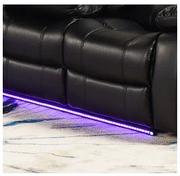 Orlando Black Sofa & Loveseat & Chair - ORLANDO-BK-SLC