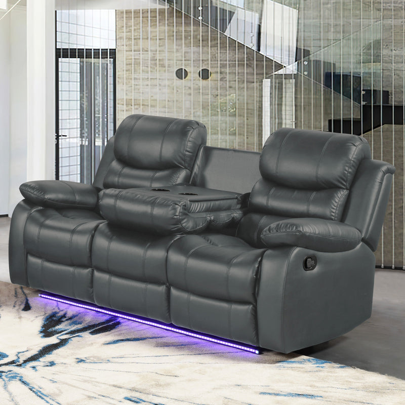 Orlando Gray Sofa & Loveseat - ORLANDO-GY-SLS