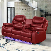 Orlando Red Sofa & Loveseat - ORLANDO-RD-SLS