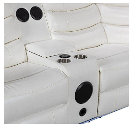 Orlando White Sofa & Loveseat & Chair - ORLANDO-WT-SLC