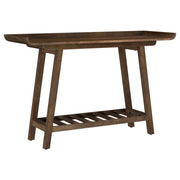 Ornelas 46-inch Console Table with Slatted Shelf Mango Brown - 950415