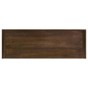 Ornelas 46-inch Console Table with Slatted Shelf Mango Brown - 950415