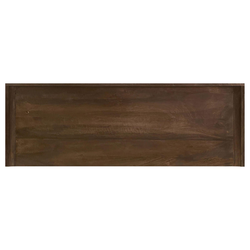 Ornelas 46-inch Console Table with Slatted Shelf Mango Brown - 950415