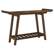 Ornelas 46-inch Console Table with Slatted Shelf Mango Brown - 950415