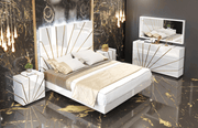 Oro White Bedroom Comp 2 Set - p13193
