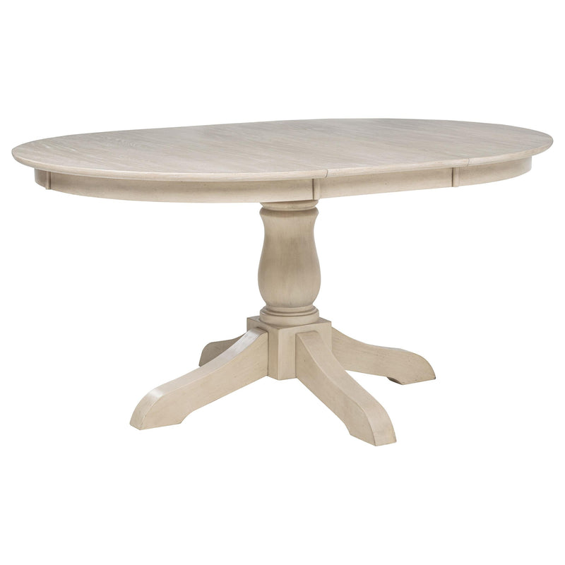 Orrison 7-piece Oval 62-inch Extension Leaf Dining Set Linen - 121261-S7