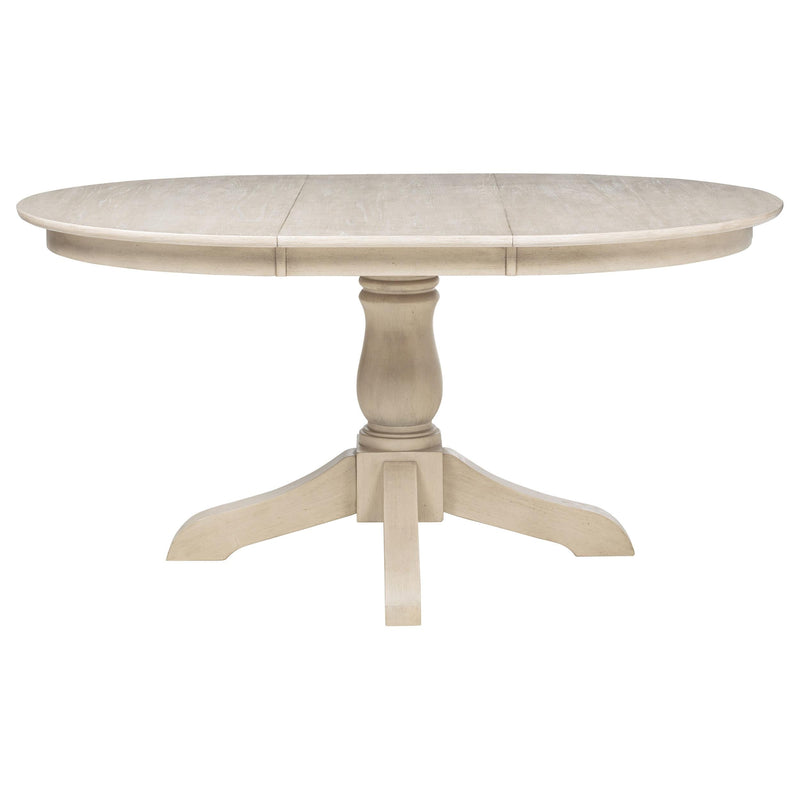 Orrison 7-piece Oval 62-inch Extension Leaf Dining Set Linen - 121261-S7