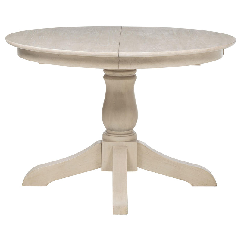 Orrison 7-piece Oval 62-inch Extension Leaf Dining Set Linen - 121261-S7