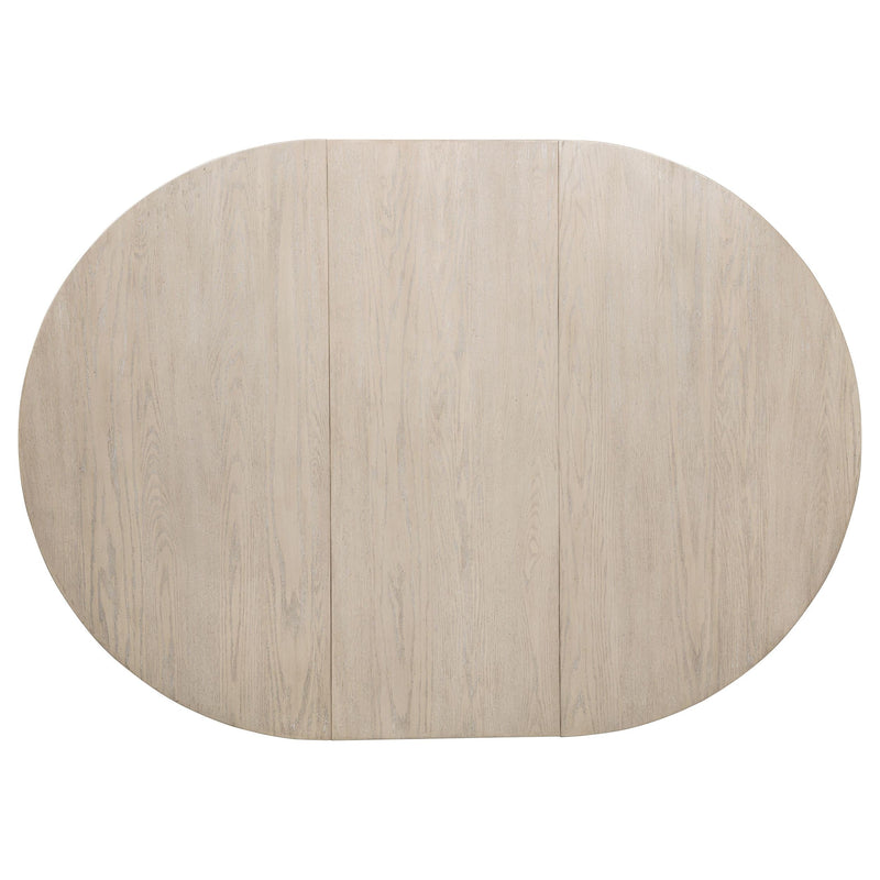 Orrison 7-piece Oval 62-inch Extension Leaf Dining Set Linen - 121261-S7
