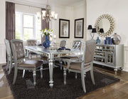 Orsina Silver Mirrored Extendable Dining Set - DMV FurnitureDining Room Set
