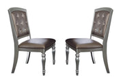 Orsina Silver Mirrored Extendable Dining Set - DMV FurnitureDining Room Set