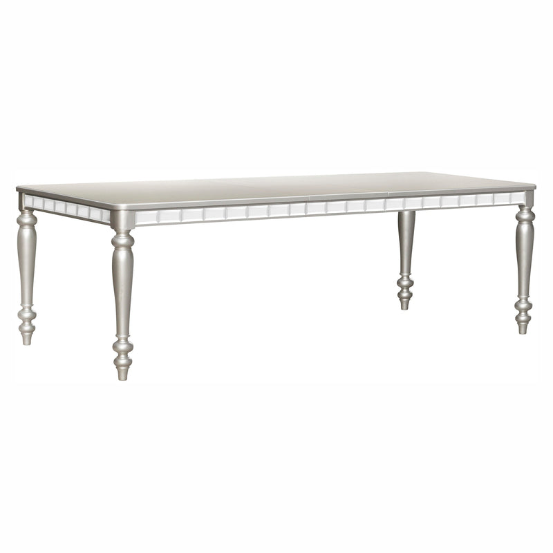 Orsina Silver Mirrored Extendable Dining Table - DMV FurnitureDining Table