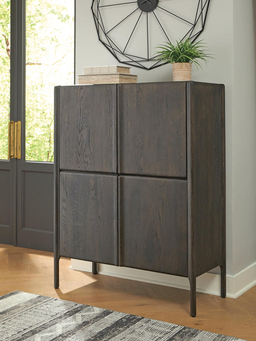 Orsonal Espresso Brown Accent Cabinet - A4000686