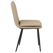 Ortega Upholstered Dining Side Chair Tan (Set of 2) - 115472TAN