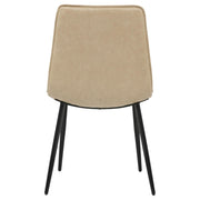 Ortega Upholstered Dining Side Chair Tan (Set of 2) - 115472TAN