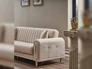 Oscar 3-pieces (Sofa & Loveseat & Chair) Livingroom in Cream - 200-SER-OSC-ANKA529-321