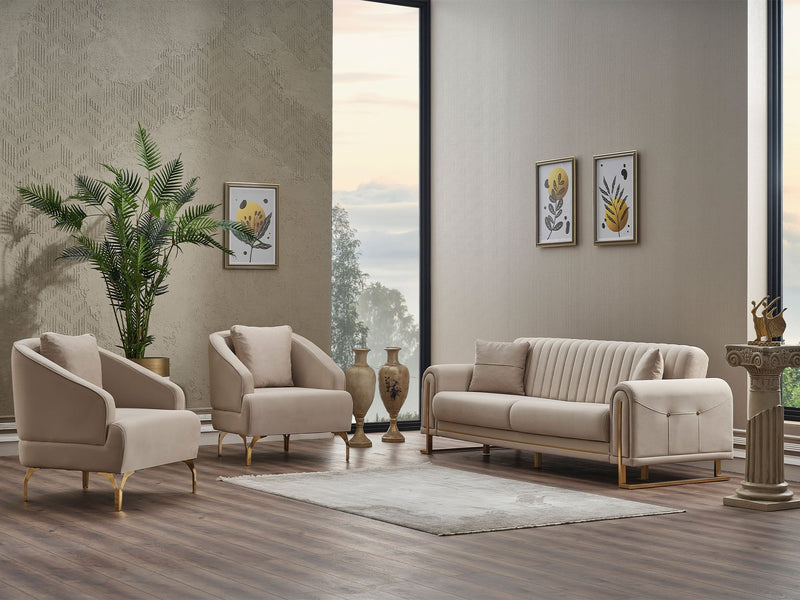 Oscar Chair in Cream - 200-SER-OSC-ANKA529-B