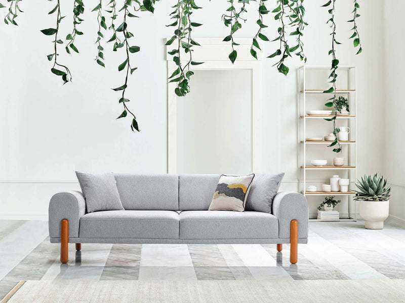 Oslo Convertible Sofa in Light Grey - 200-ELI-OSL-INF-12-3