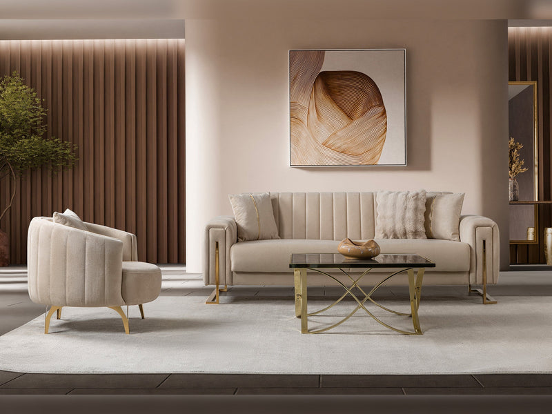 Othello Chair in Beige - 200-ST-OTH-FLORIA05-B