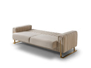 Othello Convertible Loveseat in Beige - 200-ST-OTH-FLORIA05-2