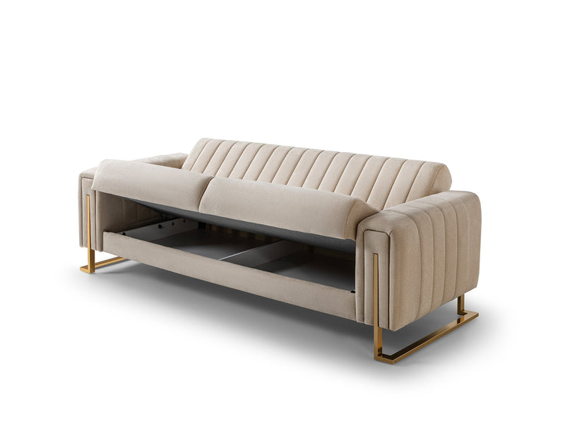 Othello Convertible Sofa in Beige - 200-ST-OTH-FLORIA05-3