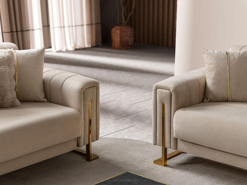 Othello Convertible Sofa in Beige - 200-ST-OTH-FLORIA05-3