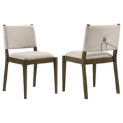 Ottowa Upholstered Dining Side Chair Brown (Set of 2) - 193662