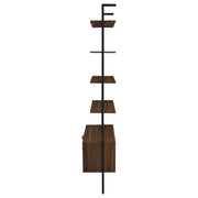 Owens 96-inch 4-shelf Storage Wall Bookshelf Walnut - 980074