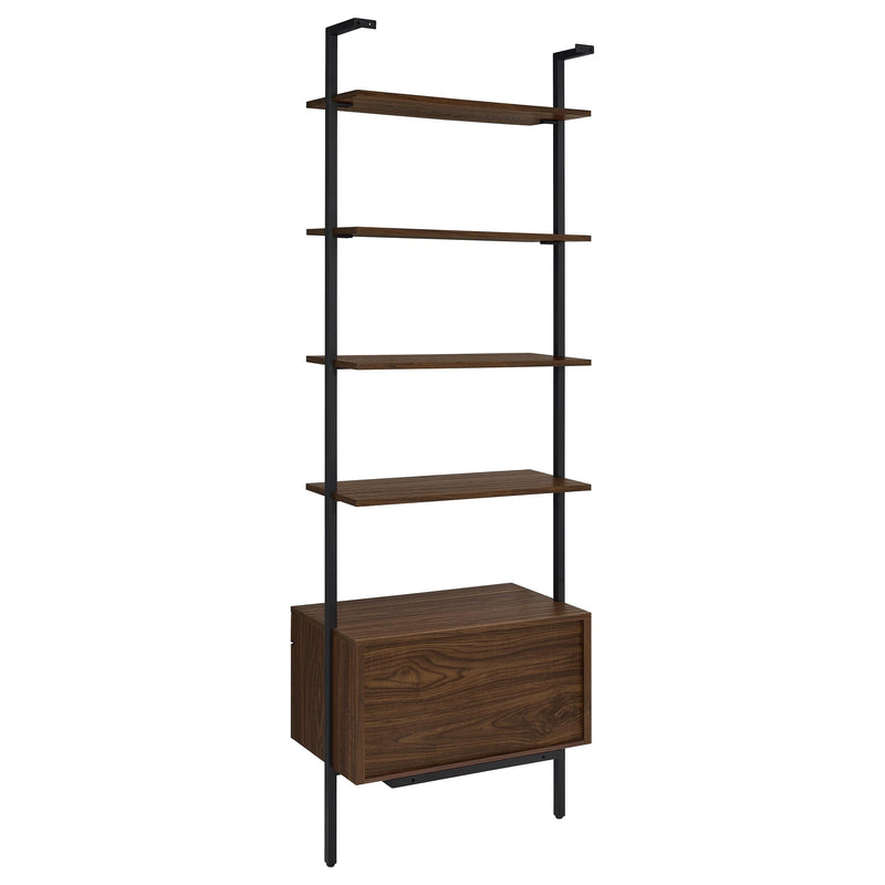 Owens 96-inch 4-shelf Storage Wall Bookshelf Walnut - 980074