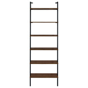 Owens 96-inch 6-shelf Wall Bookshelf Walnut - 980072