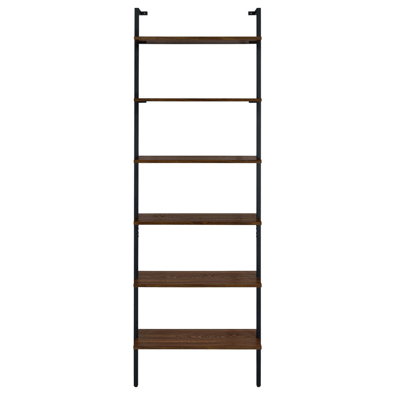 Owens 96-inch 6-shelf Wall Bookshelf Walnut - 980072