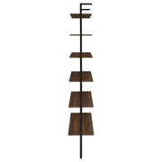 Owens 96-inch 6-shelf Wall Bookshelf Walnut - 980072