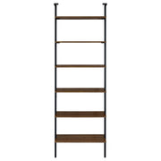 Owens 96-inch 6-shelf Wall Bookshelf Walnut - 980072